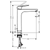 Hansgrohe Logis E Смеситель для раковины 230 на 1 отв. с донным клапаном, излив 185мм, h231мм, цвет: хром