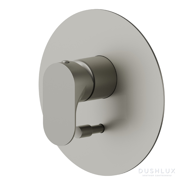 Фото Newform Linfa II Смеситель для душа, встраиваемый, на 2 потока, цвет: titanium satin
