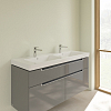 Villeroy&Boch Subway 2.0 Раковина 130х47 см, 2 отв., двойная, с переливом, цвет: белый