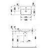 Duravit Happy D.2 Plus Раковина 50х40 см, 1 отв., накладная, цвет: белый