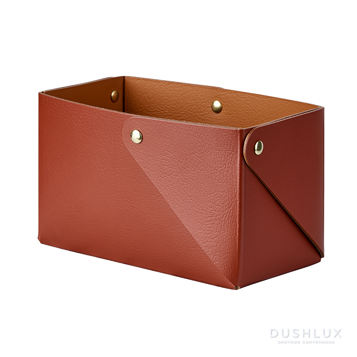 Фото Colombo Adj Коробочка MIU, 7x14H8 см , цвет: бордо/коньяк
