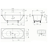 Kaldewei Classic Duo Ванна 180x80x43см., цвет: белый