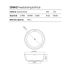 Dea Design Round Ванна 135x135x49см., отдельностоящая, Solid Surface, цвет: Black №16