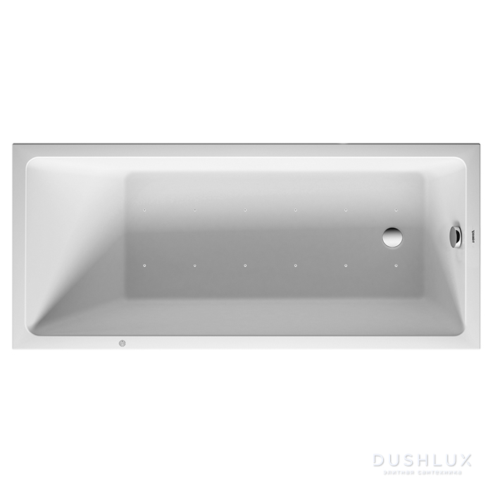 Фото Duravit Vero Air Ванна 170x75см, встраиваемая, Air-System, цвет: белый