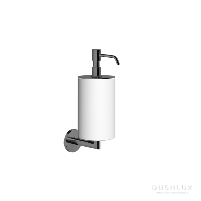 Фото Gessi Tondo Дозатор для мыла настенный белый, цвет: Black XL