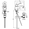 Carlo Frattini Lamp Смеситель для раковины, цвет: бронза