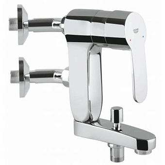 Grohe Eurostyle C Vertica Смеситель для ванны, настенный, вертикальный, цвет: хром