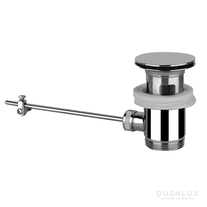 Фото Gessi Technical accessories Донный клапан для раковины на 1 1/4 c донным клапаном и переливом, цвет: хром