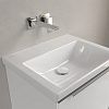 Villeroy&Boch Subway 3.0 Раковина 55х44х16.5см., без отв., подвесная, без перелива, цвет: альпийский белый