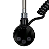Secado Кродо Полотенцесушитель 40x100 см, электрический, цвет: черный матовый