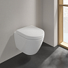 Villeroy&Boch Subway 2.0 Унитаз подвесной, 48х35.5см., Compact, с DirectFlush, с антигрязевым покрытием CeramicPlus, цвет: альпийский белый