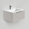 Salini Touch Тумба 60x50x32см., подвесная, с раковиной, 1 ящик, гор. фрез., цвет: Grey