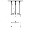 Gessi Mimi Душевая система 35x35см., встраиваемая в потолок, с функцией тропический ливень/водопад/распыление, цвет: Mirror Steel