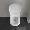 Villeroy Boch Hommage, Унитаз навесной, горизонтальный выпуск, размер 37x60см, с антигрязевым покрытием CeramicPlus, цвет: белый