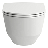 Laufen Pro Комплект подвесной унитаз 53x36x34.5см., сиденье с механизмом мягкого закрывания, безободковый, цвет: белый