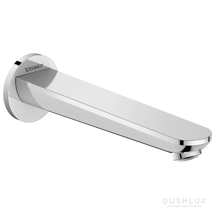 Фото Duravit Wave Излив для ванны 20.2 см, настенный, цвет: хром