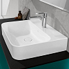 Villeroy&Boch Finion Раковина 60х47 см, 1 отв., с переливом, с антигрязевым покрытием CeramicPlus, цвет: белый