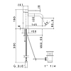 Newform X-Steel 316 Смеситель для раковины, 1 отв., с донным клапаном, цвет: нержавеющая сталь
