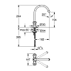 Grohe Costa L Смеситель для раковины, 1 отв.,цвет: хром