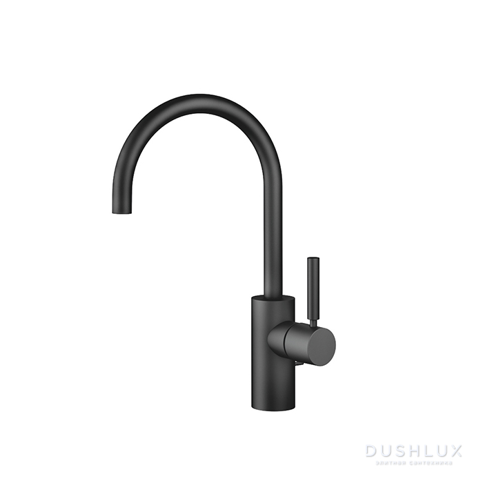 Фото Dornbracht Meta Смеситель для раковины, на 1 отв., цвет: чёрный матовый
