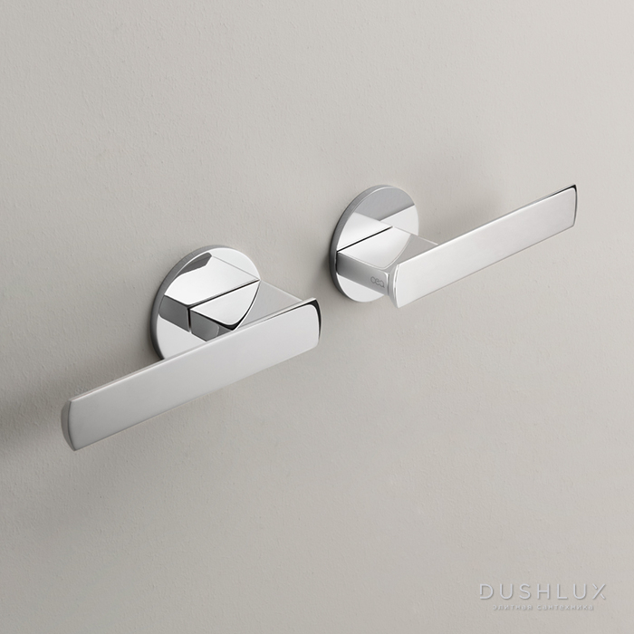 Фото CEA Design AYLA Комплект запорных вентилей, настенный, цвет: полированная сталь