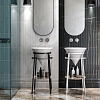 Kerama Marazzi Cono Консоль 44x77см., металлическая, напольная, цвет: черный матовый