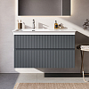 Ideal Standard Finesse Тумба с раковиной 100x50см, подвесная, SX, 2 ящика, 1 отв., цвет: пепельно-голубой матовый