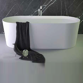 KNIEF Pearl Ванна 172x81x50см., со сливом, цвет: белый матовый