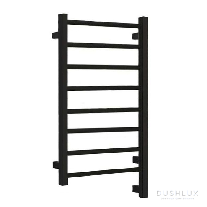 Фото Neoinox Eco Полотенцесушитель 75x53см, электрический, тэн, цвет: черный матовый