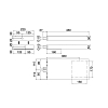 Treemme 3.6mm Верхний душ 160x170 мм с каскадом, цвет: нержавеющая сталь