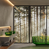 Dea Design Washbasins Раковина 56x36x15см., накладная, без отв., Glasstech, прозрачная смола, цвет: Emerald R3