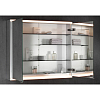 Keuco Royal Modular 2.0 Зеркальный шкаф 80x70x12см., подвесной, LED подсветка, цвет: алюминий серебристый анодированный