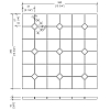 Devon&Devon Elite Плитка из натурального камня 60x60см, универсальная, мрамор, elite 3, цвет: black marquinha/crema marfil
