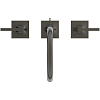 Ideal Standard Joy Neo Смеситель для раковины, на 3 отв., с донным клапаном, цвет: PVD Magnetic Grey