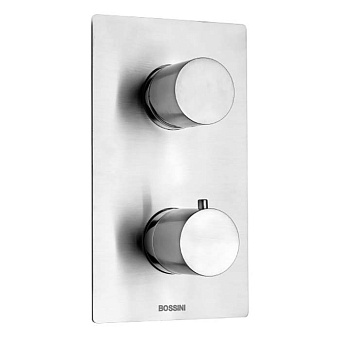 Bossini Inox Термостат для душа, встраиваемый, с девиаторм 1/2/3/4/5, цвет: глянцевая сталь