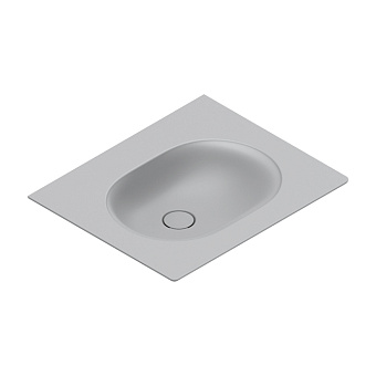 Catalano Sfera Раковина консоль 60x50см, без отв., цвет: Cemento Satinato