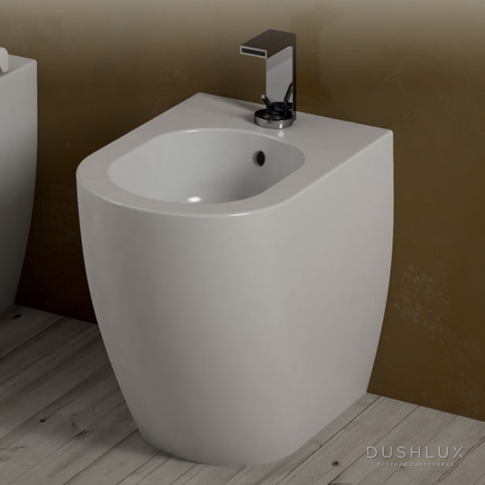 Cielo Smile Биде напольное 34х53х42h см, 1 отв., цвет: глянцевый белый ...