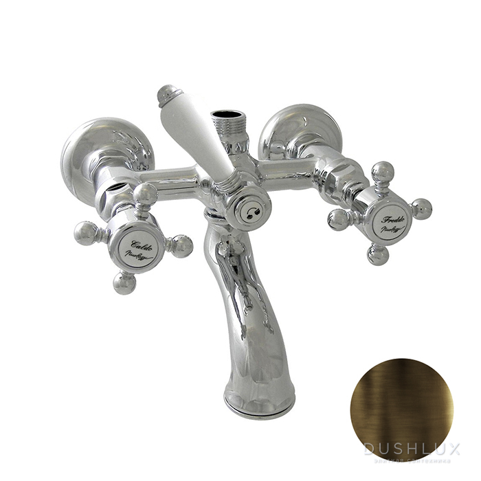 Nicolazzi Half Dome Смеситель для ванны на 2 отверстия, с ...