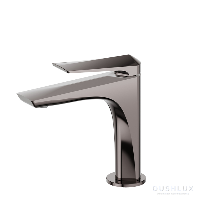Фото Newform Delta Zero Смеситель для раковины, 1 отв., цвет: PVD gun metal