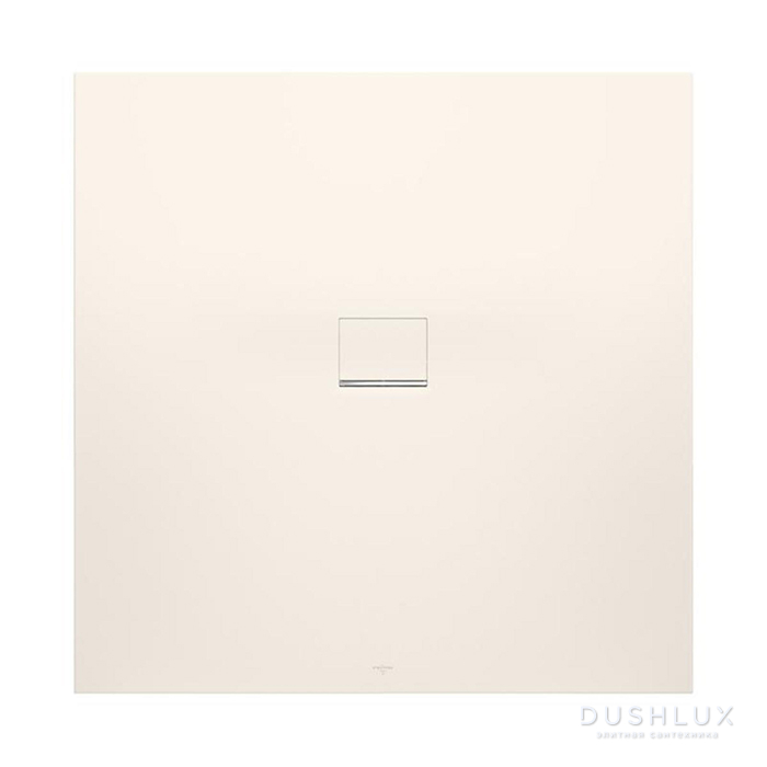 Фото Villeroy&Boch Squaro Infinity Душевой поддон 90х90х4см., Quaryl®, цвет: Creme