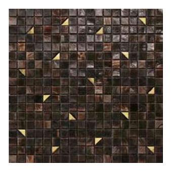 Sicis Colors Мозаика 29.5x29.5см, универсальная, стекло, цвет: chestnut/kaki-citrus