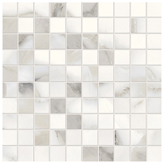 Provenza Unique Marble Керамогранит 30x30x0.95см, глазурованный, универсальная, цвет: Mosaico Calacatta Regale Lappato