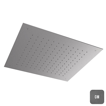 Almar Верхний душ 50x50см., потолочный, 1 режим, цвет: Gun Metal Brushed PVD