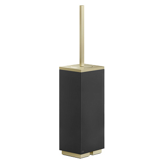 Gessi Inverso Accessories Ершик напольный, цвет: черный/Brass Brushed PVD
