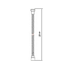 Nicolazzi Doccia Шланг 150 см - 1/2”х1/2”, цвет: хром