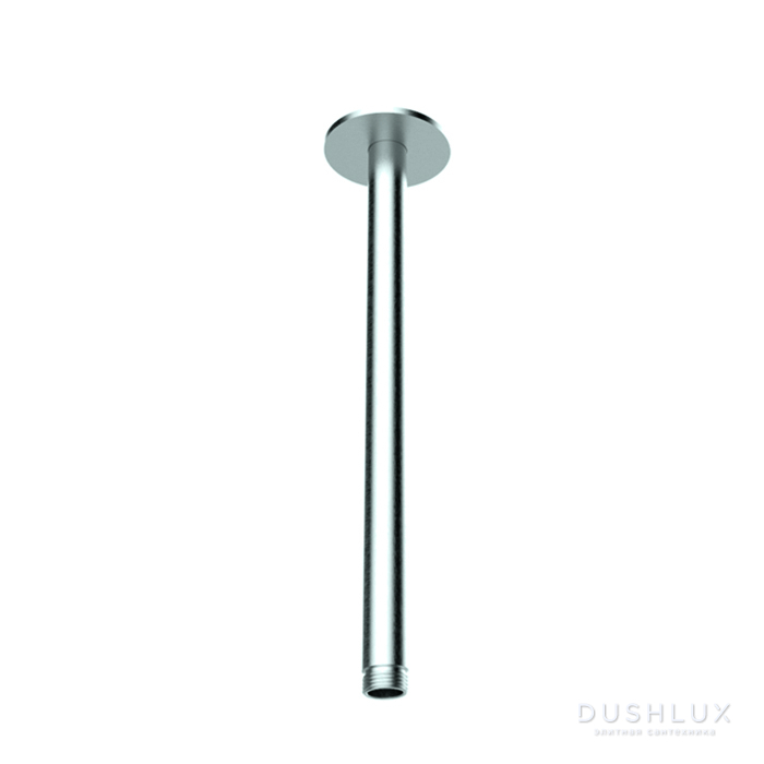 Фото Almar 316 Stainless Steel Кронштейн для верхнего душа, потолочный, 30 см., с круглым отражателем, цвет: нержавеющая сталь брашированная AISI 316