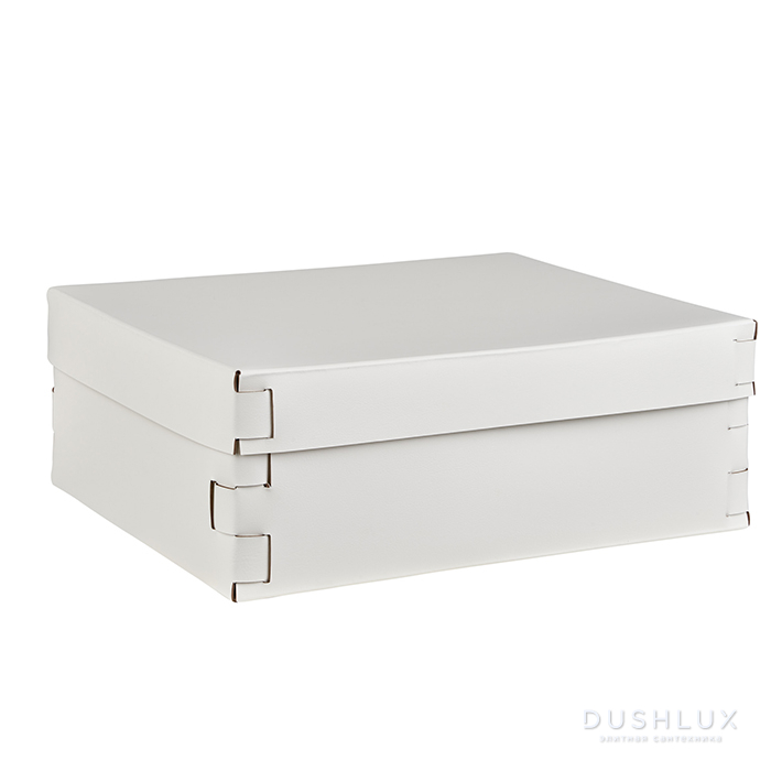 ADJ Коробка Snob, 36x30xH13,5 см., цвет: белый/панна котта