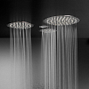 CEA Design FREE IDEAS Комплект верхних душей 25х25см, встраиваемый, 3 режима Rain jet, 1 режим Pure free flow jet, цвет: нержавеющая сталь