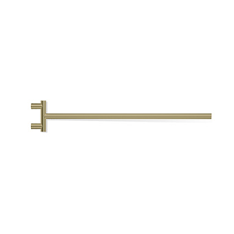 Decor Walther Mikado Полотенцесушитель 7x1.2x40см., подвесной, цвет: латунный матовый