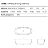 Dea Design Soul Ванна 170x72x56см., отдельностоящая, Glasstech, прозрачная смола, цвет: Emerald R3